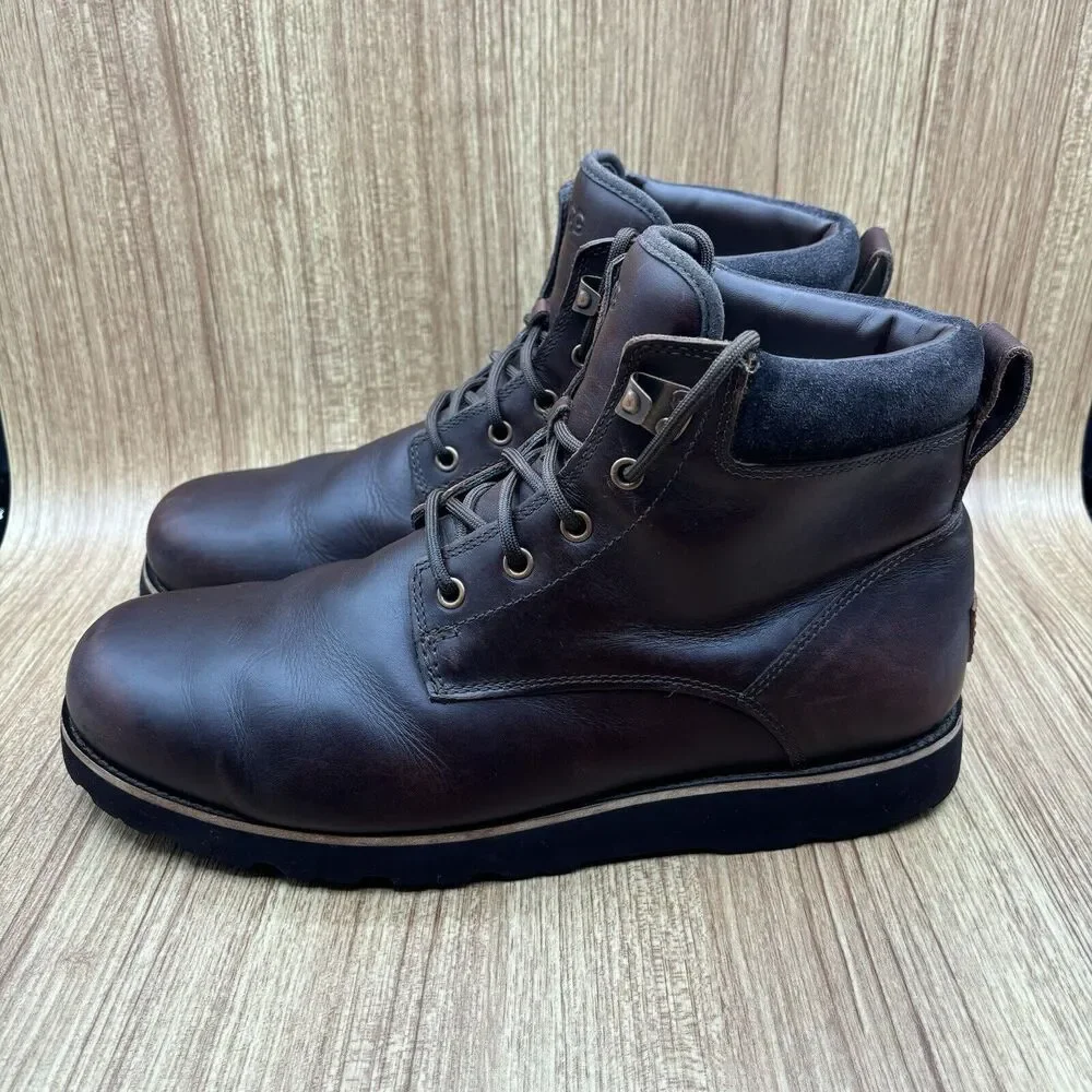 UGG SETON TL STOUT LEATHER SHEEPSKIN WATERPOOF BOOTS MEN'S SIZE‎ US 12 (1008146)